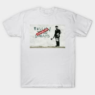 Banksy Follow Your Dreams Cancelled T-Shirt